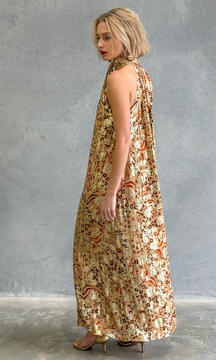 hoss Montreal Dress - Gold/Rust