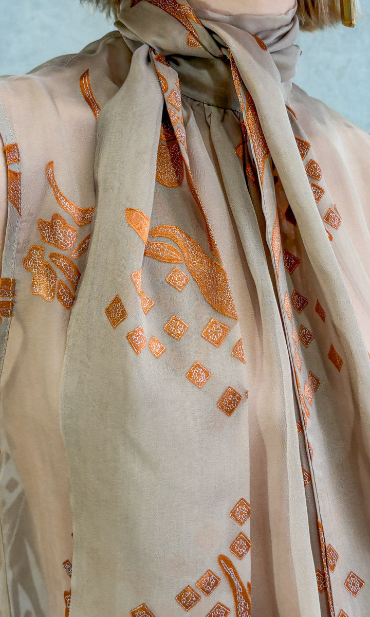 hoss Mardi Silk Top - Copper Vine