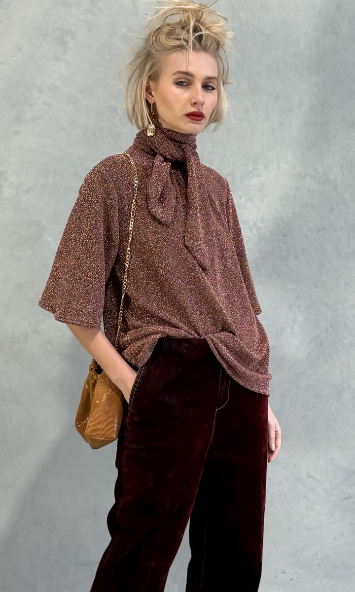 hoss Clemence Top - Bronze Glam