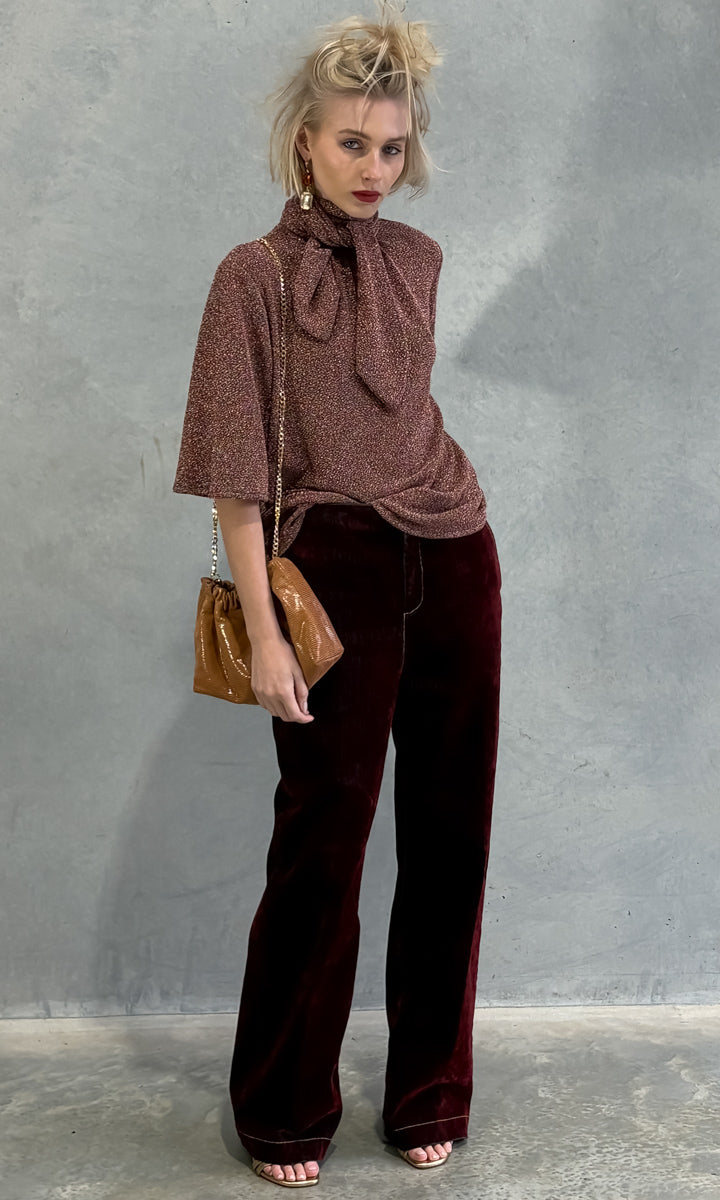 hoss Clemence Top - Bronze Glam