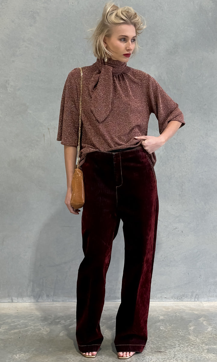 hoss Clemence Top - Bronze Glam