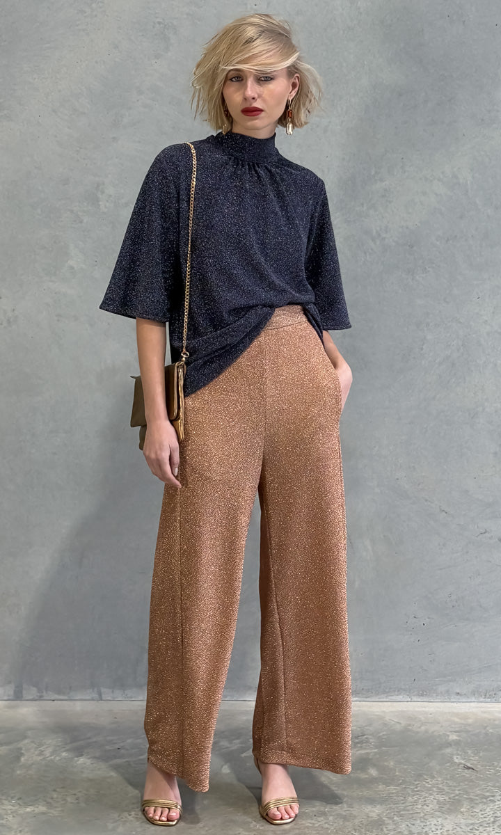 hoss Clemence Top - Blue Glam