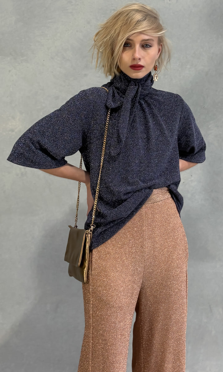 hoss Clemence Top - Blue Glam
