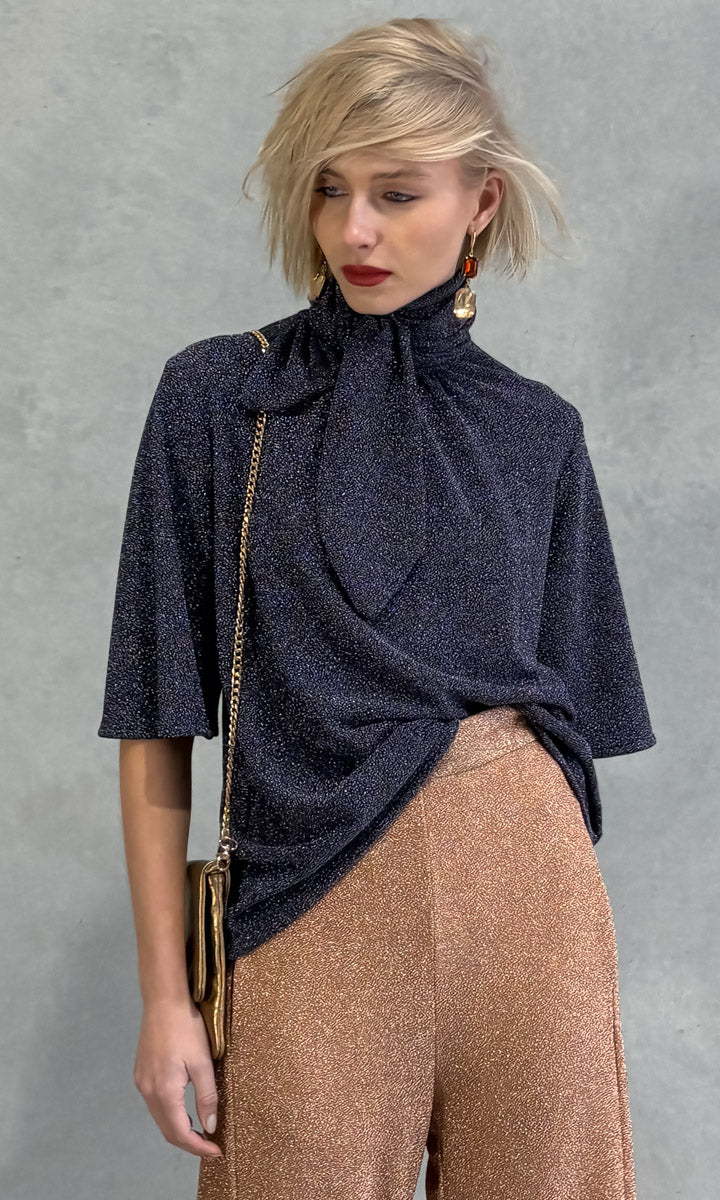 hoss Clemence Top - Blue Glam