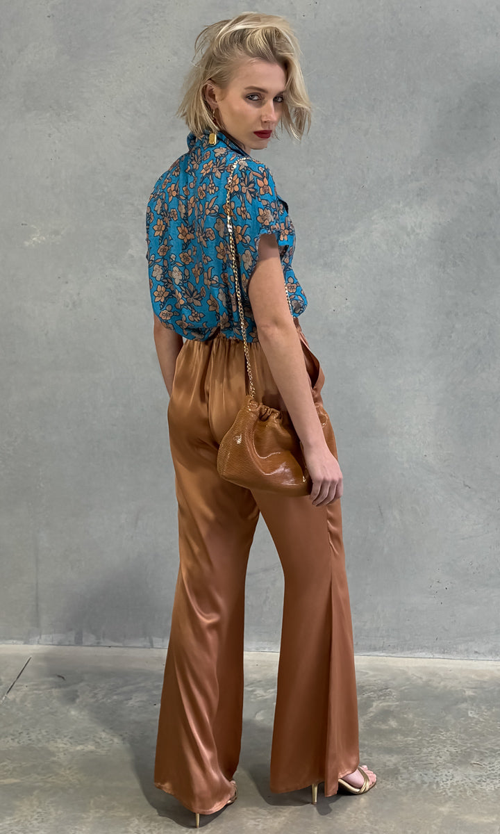 hoss Timo Shirt - Blue Floral