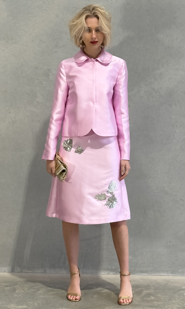 Beatrice b Skirt - Pink / Sequin embroid