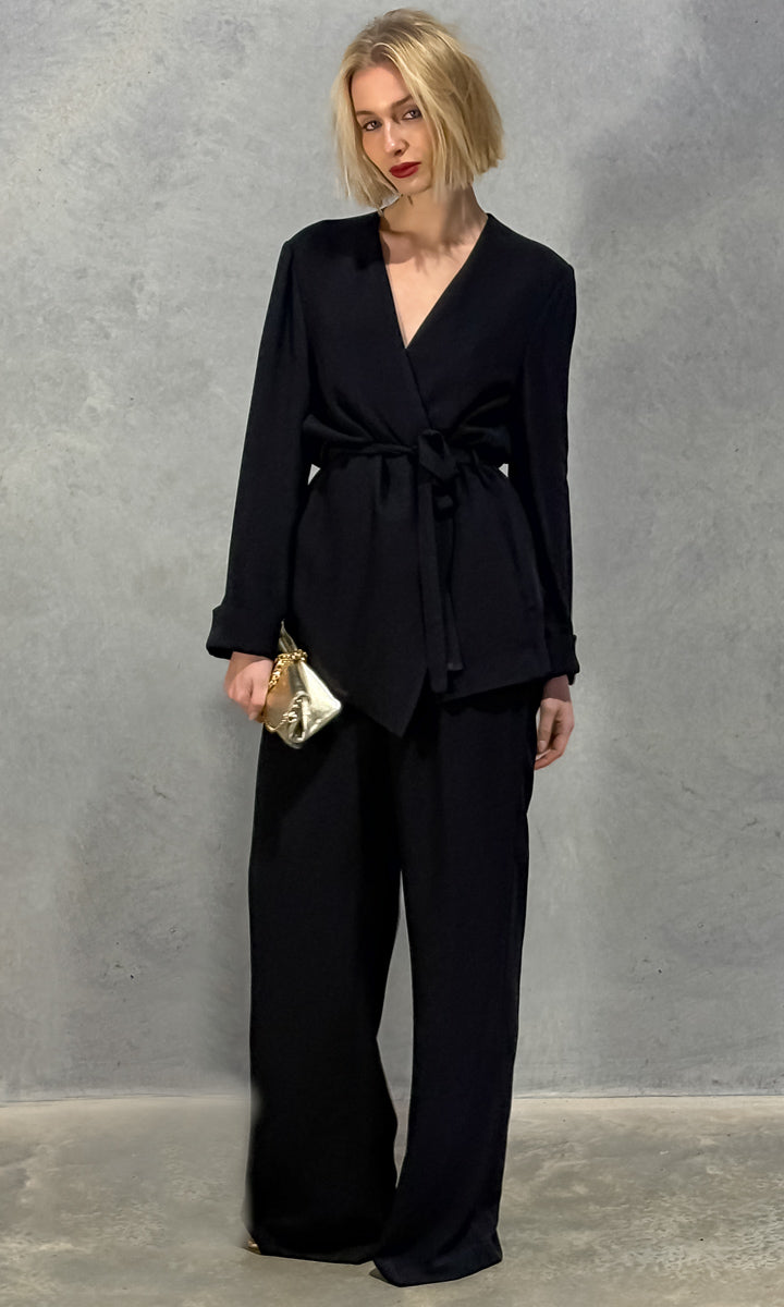 Beatrice b Wrap Jacket w Belt