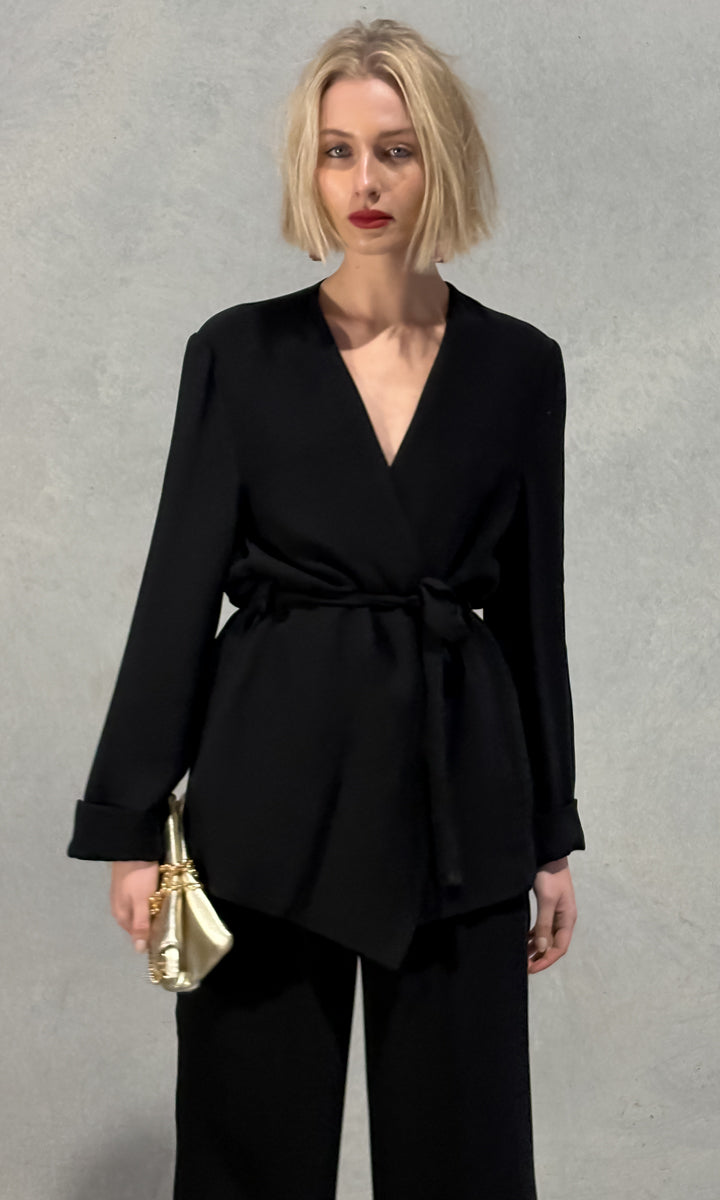 Beatrice b Wrap Jacket w Belt