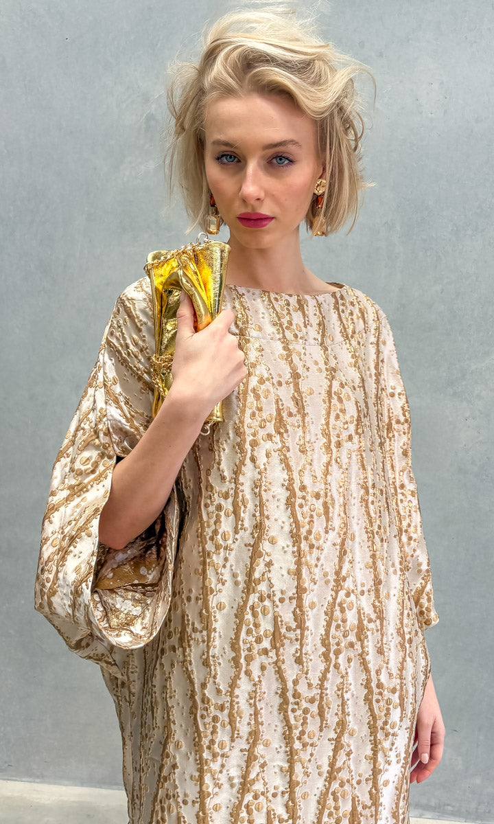 hoss Romulus Brocade Vine Maxi Dress