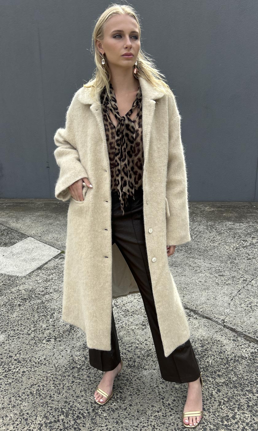 Beatrice B Alpaca/ Wool Coat