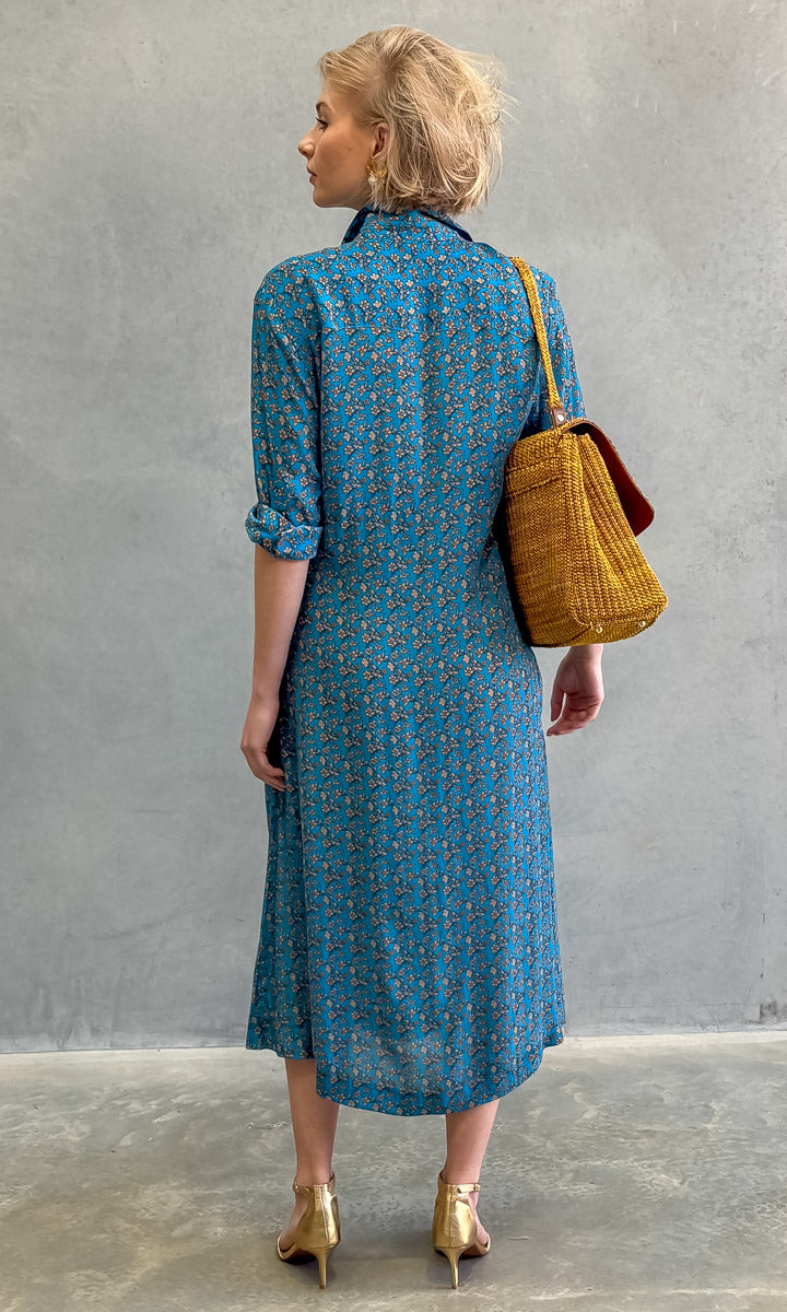 hoss Kelvin Dress - Cornflower Blue - Midi