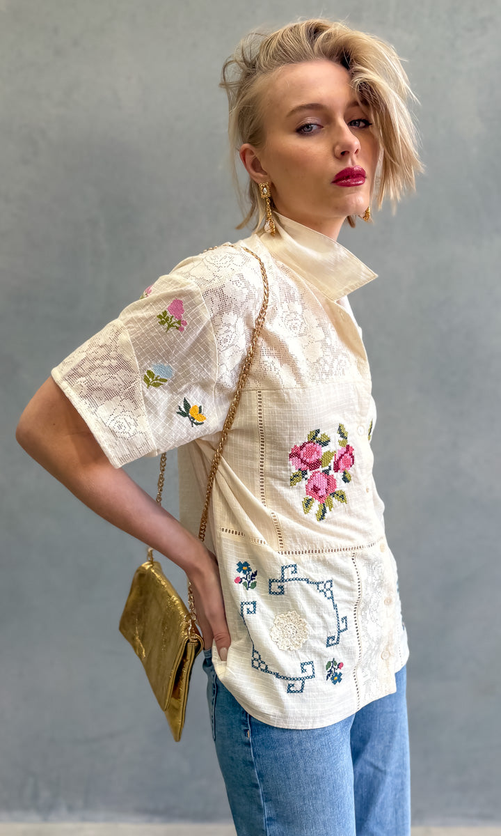 Louizon Romanian Embroid Shirt
