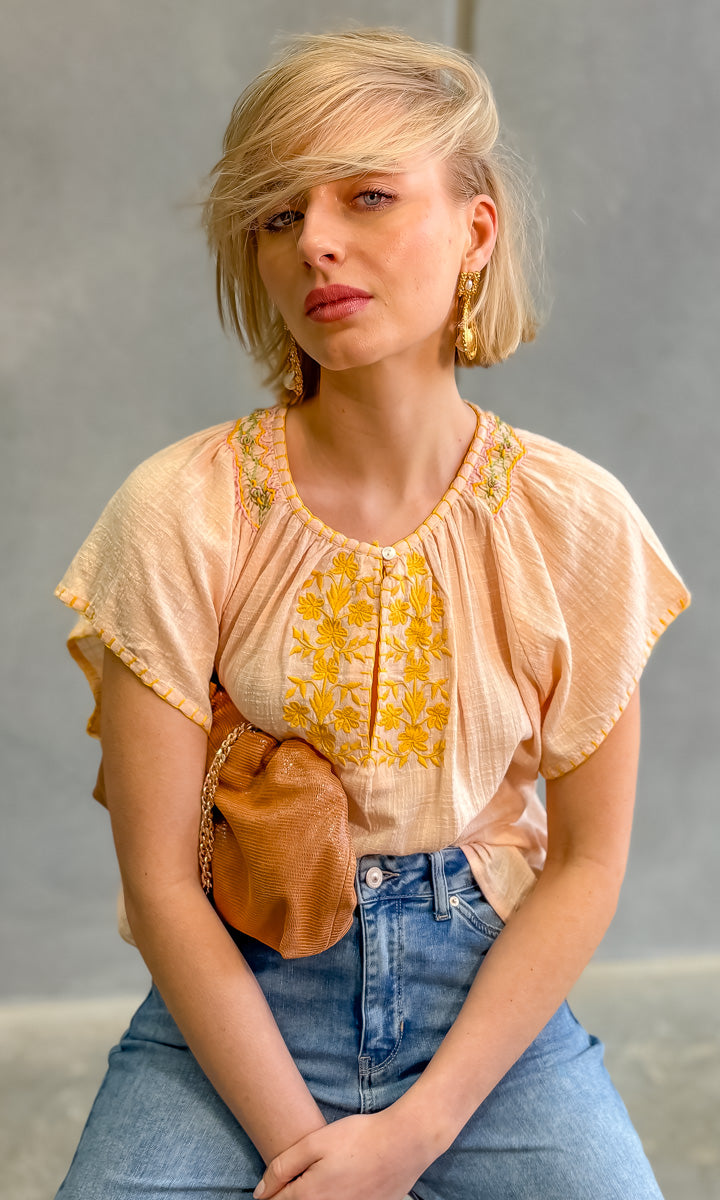 Louizon Kotta Embroid Shirt