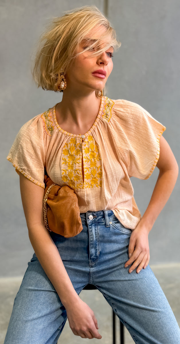 Louizon Kotta Embroid Shirt