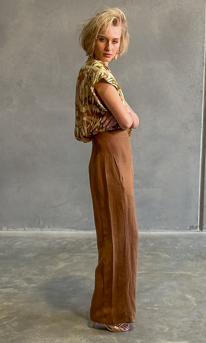 Hoss Mistique Shirt - Gold Swirl