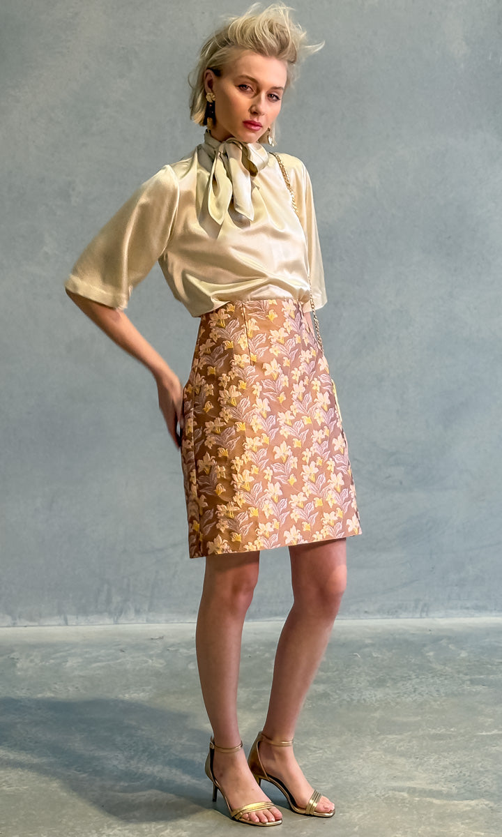 hoss Isabella Skirt - Dark Gold Iris