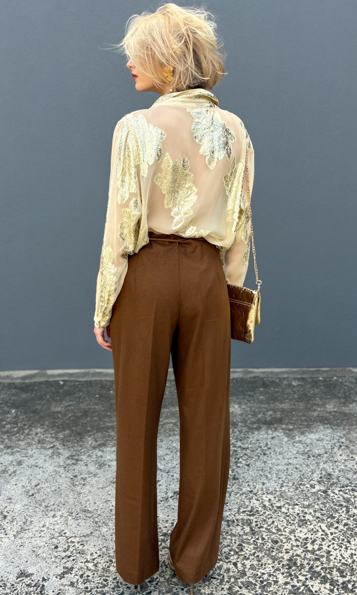 hoss Momento Shirt - Gold Cream