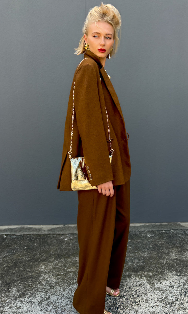 Liviana Conti Felt Wool Trouser