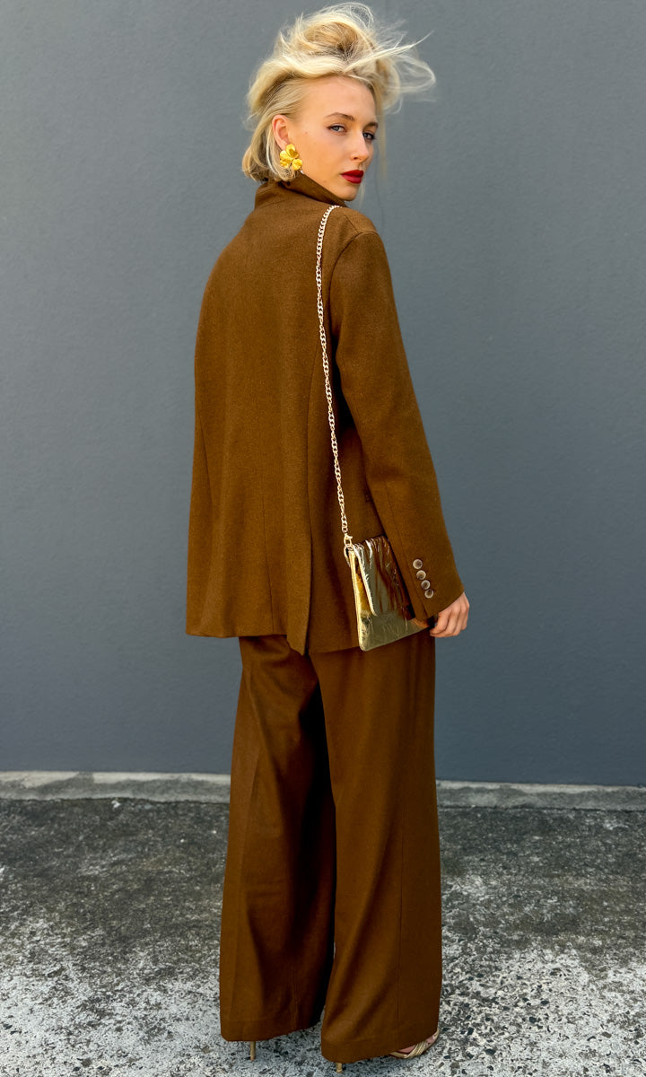 Liviana Conti Felt Wool Trouser