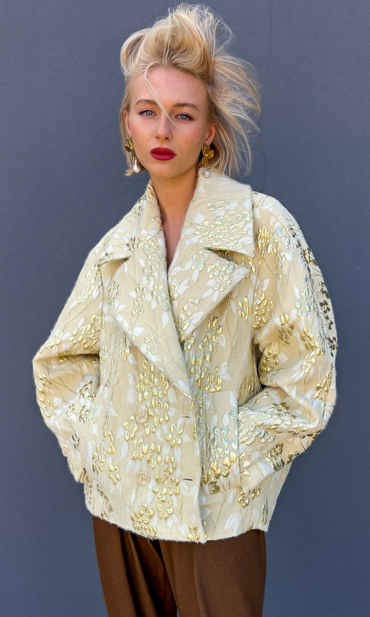 Mes Demoiselles Chronicle Jacket Cream/ Gold