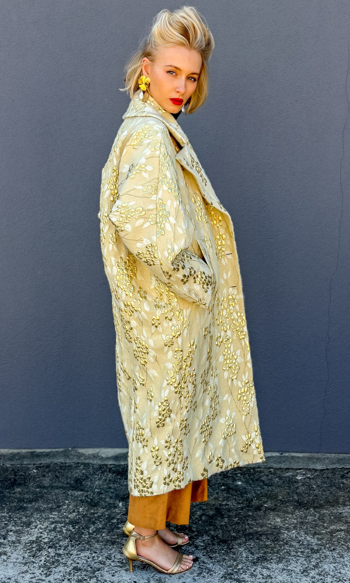 Mes Demoiselles Royal Coat  Cream/ Gold