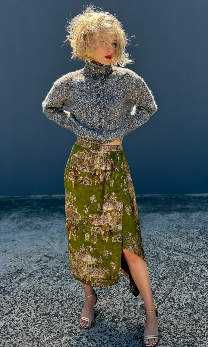 Mes Demoiselles PAVO Skirt - Rich Green