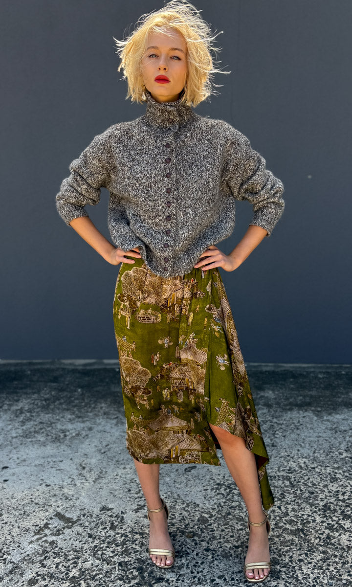 Mes Demoiselles PAVO Skirt - Rich Green