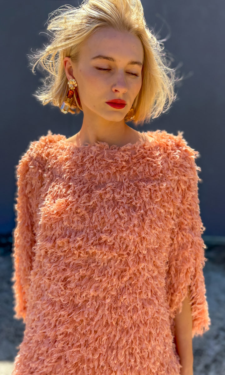 hoss Romulus Dress - Apricot Feather