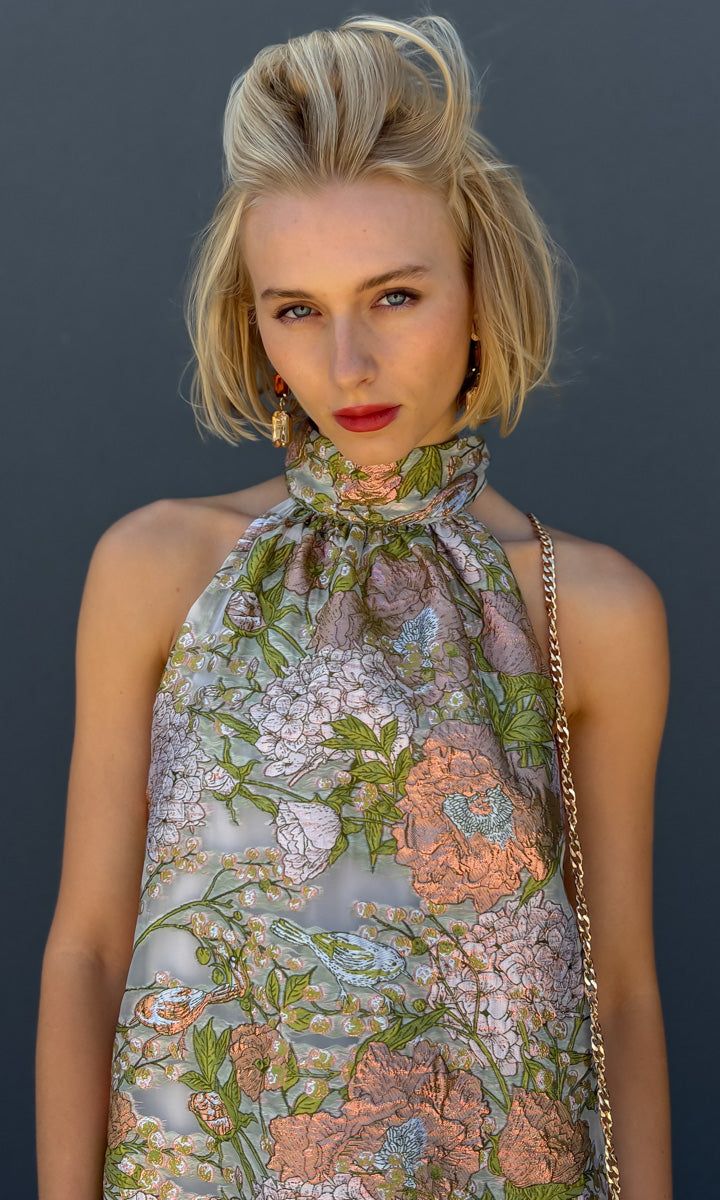 hoss Montreal Maxi Halter Dress - Jardin