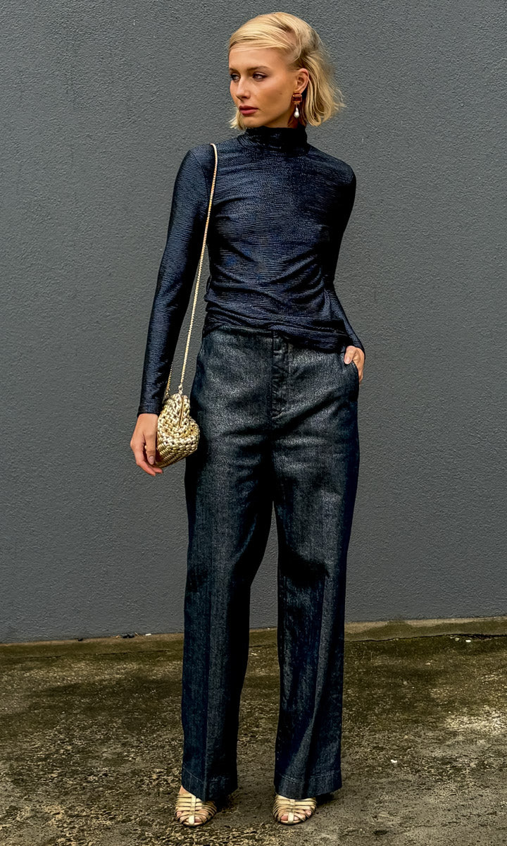 hoss Max Skivvy -  Metallic Midnight Blue