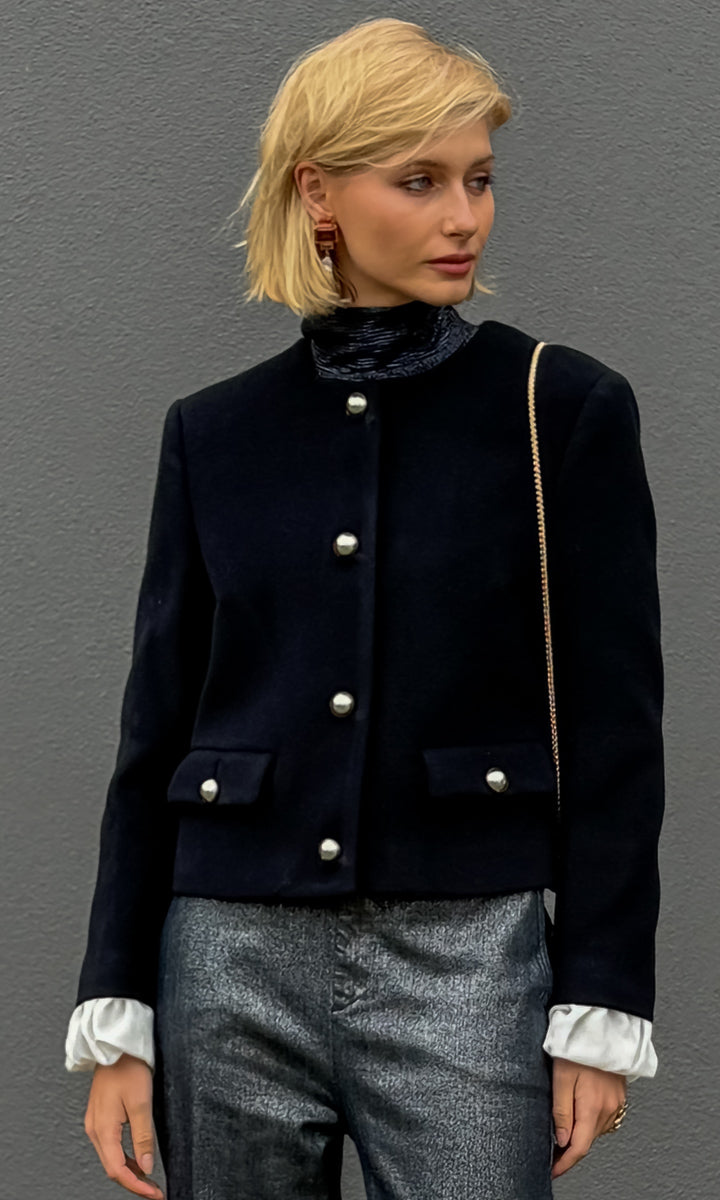 Beatrice b Darkest Sapphire Blue  Jacket