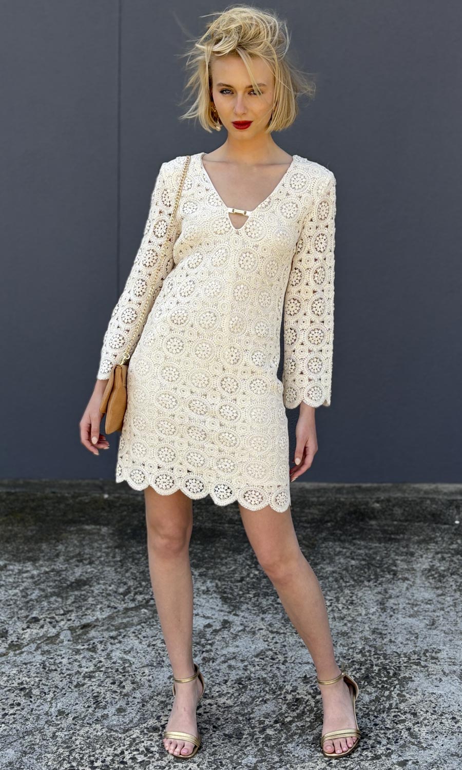 Marella Doritea Dress -  Milk Lace