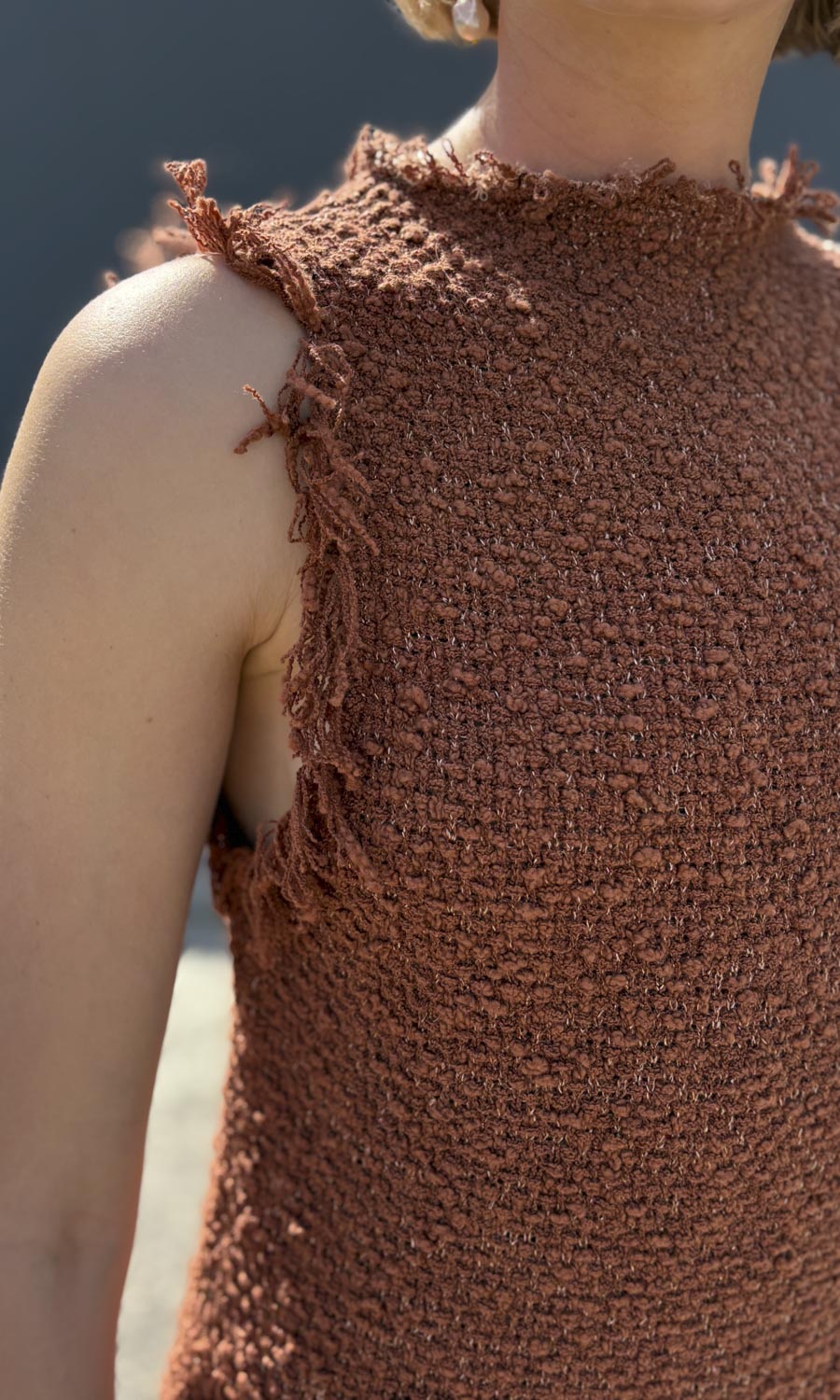 Liviana Conti Dorian Dress - Tobacco