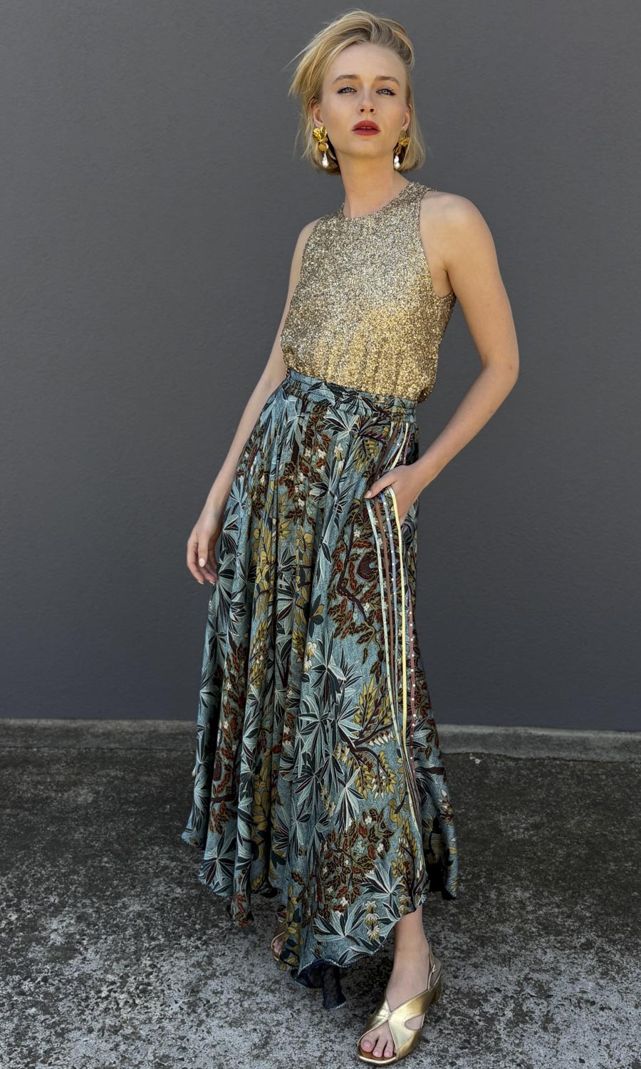 Mes Demoiselles Tropical Storm Skirt