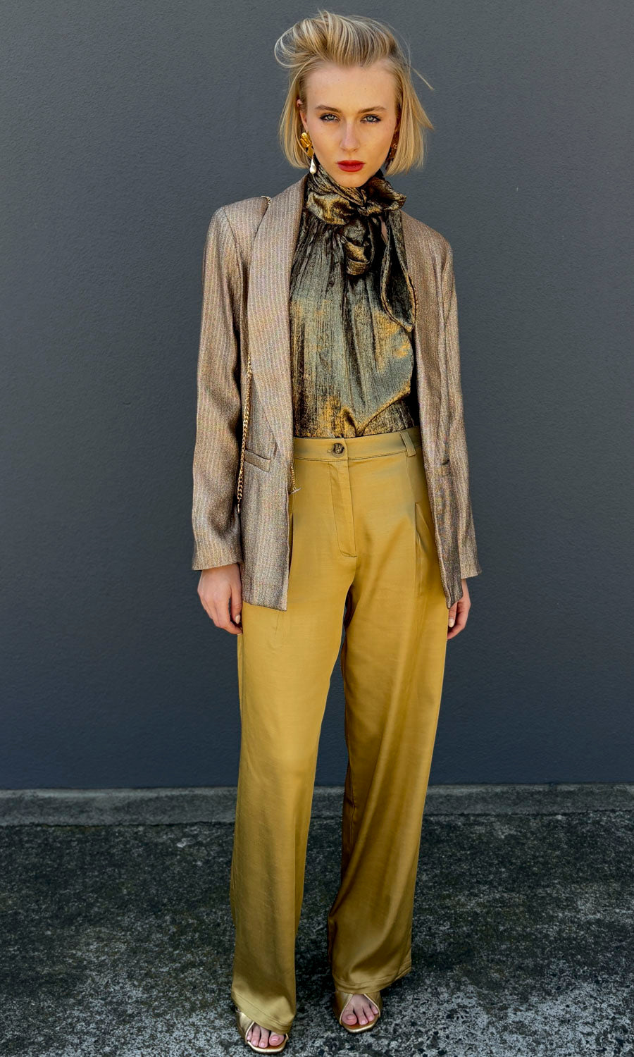 Louizon Galliano Gold Pants