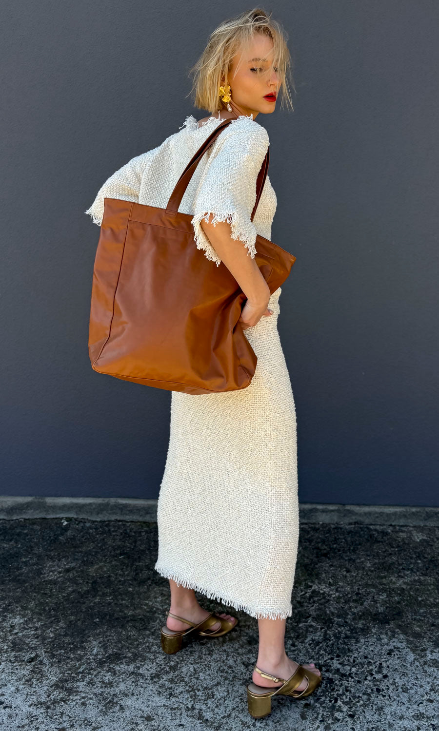 Liviana Conti Bianca Knitted Skirt - Milk