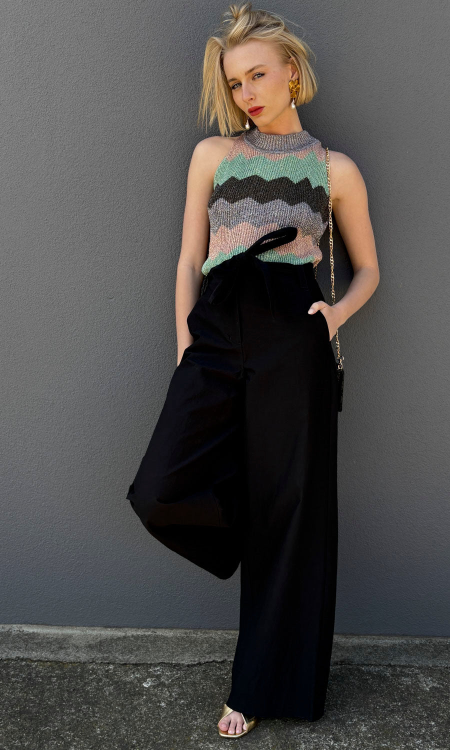 Marella Luca Long Trousers - Black