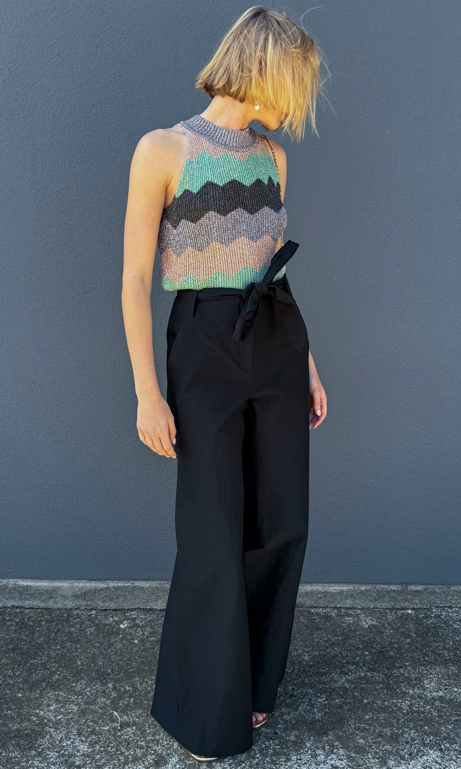 Marella Luca Long Trousers - Black