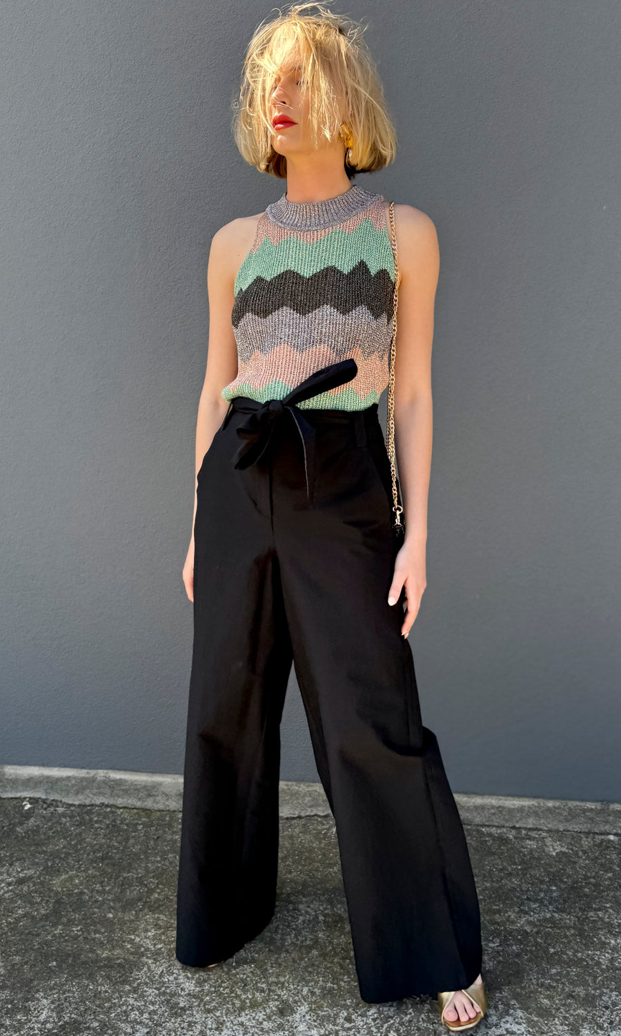 Marella Luca Long Trousers - Black