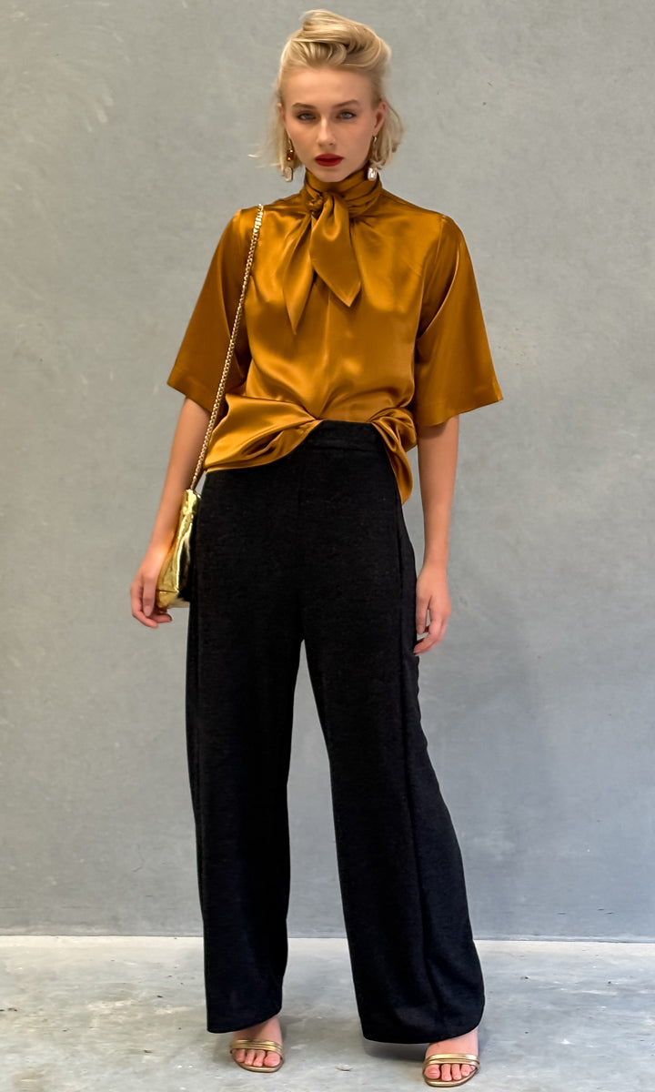 hoss Lucen COPPER Silk Top