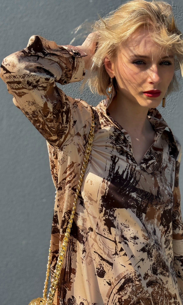 hoss Gala Dress - Vintage Silk
