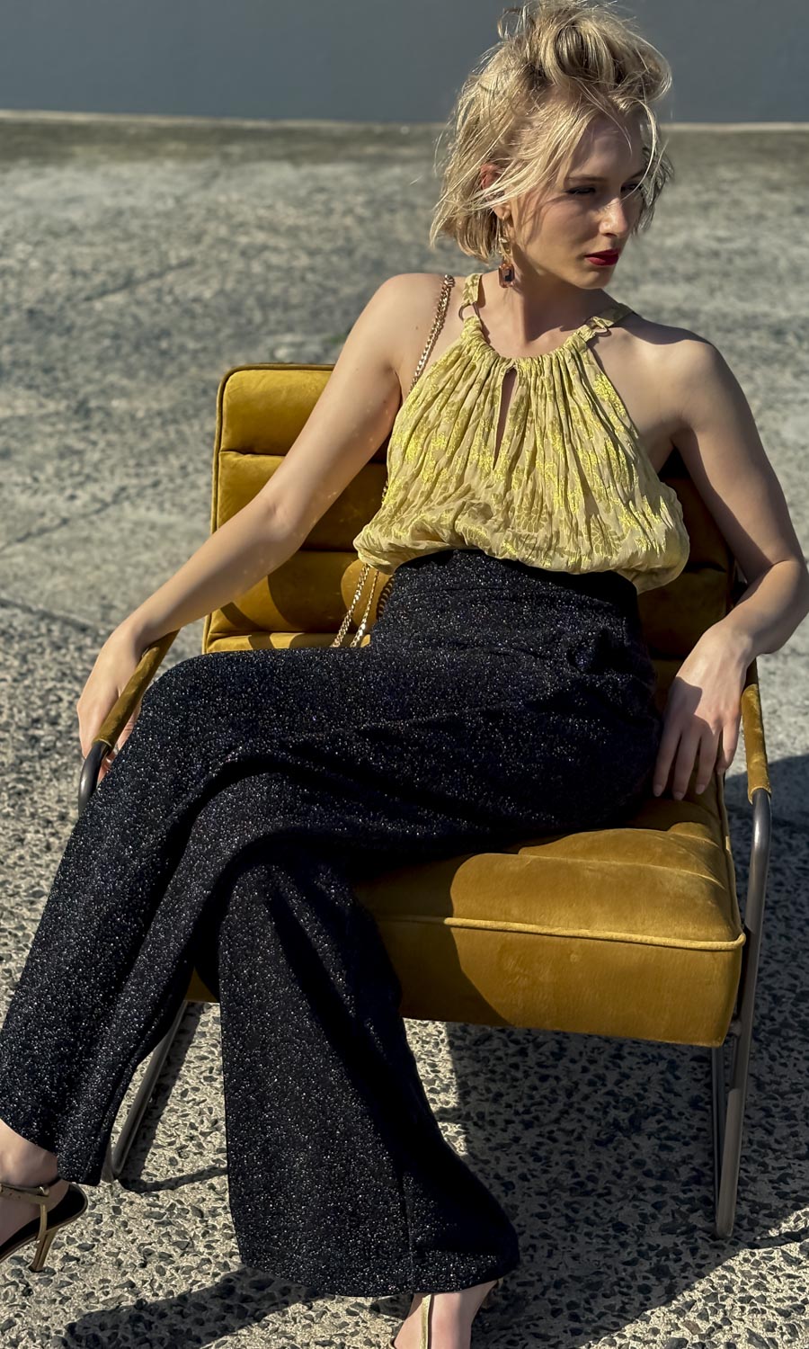 hoss Fidel Knitted Trouser - Black