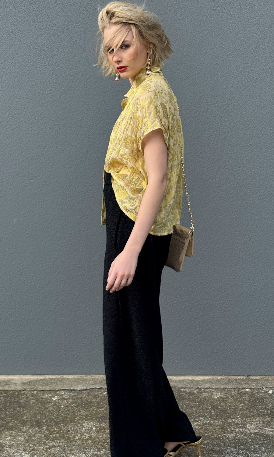 Hoss Little Gold Shirt - Gold Leaf