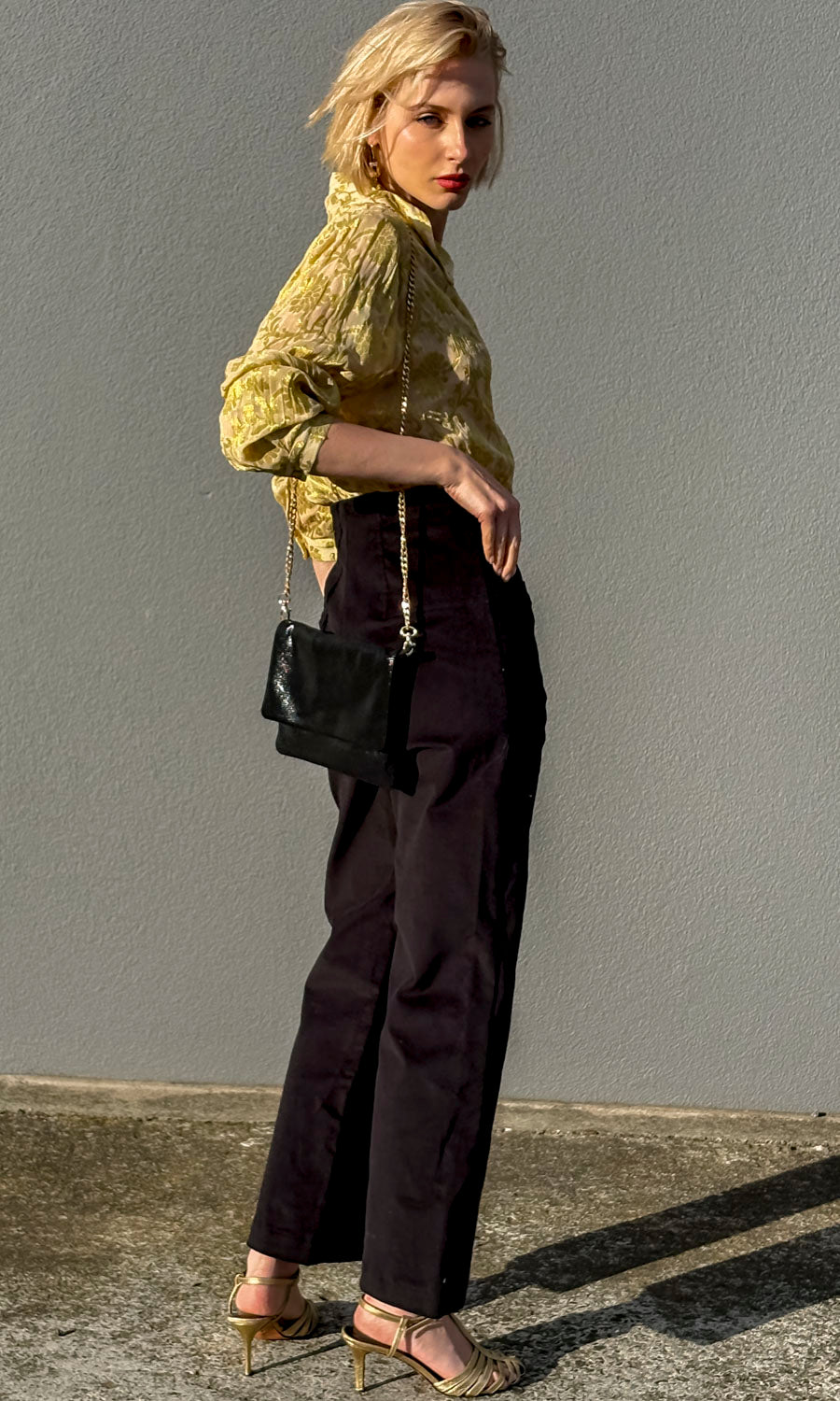 hoss Carter Micro Cord Pants - Black