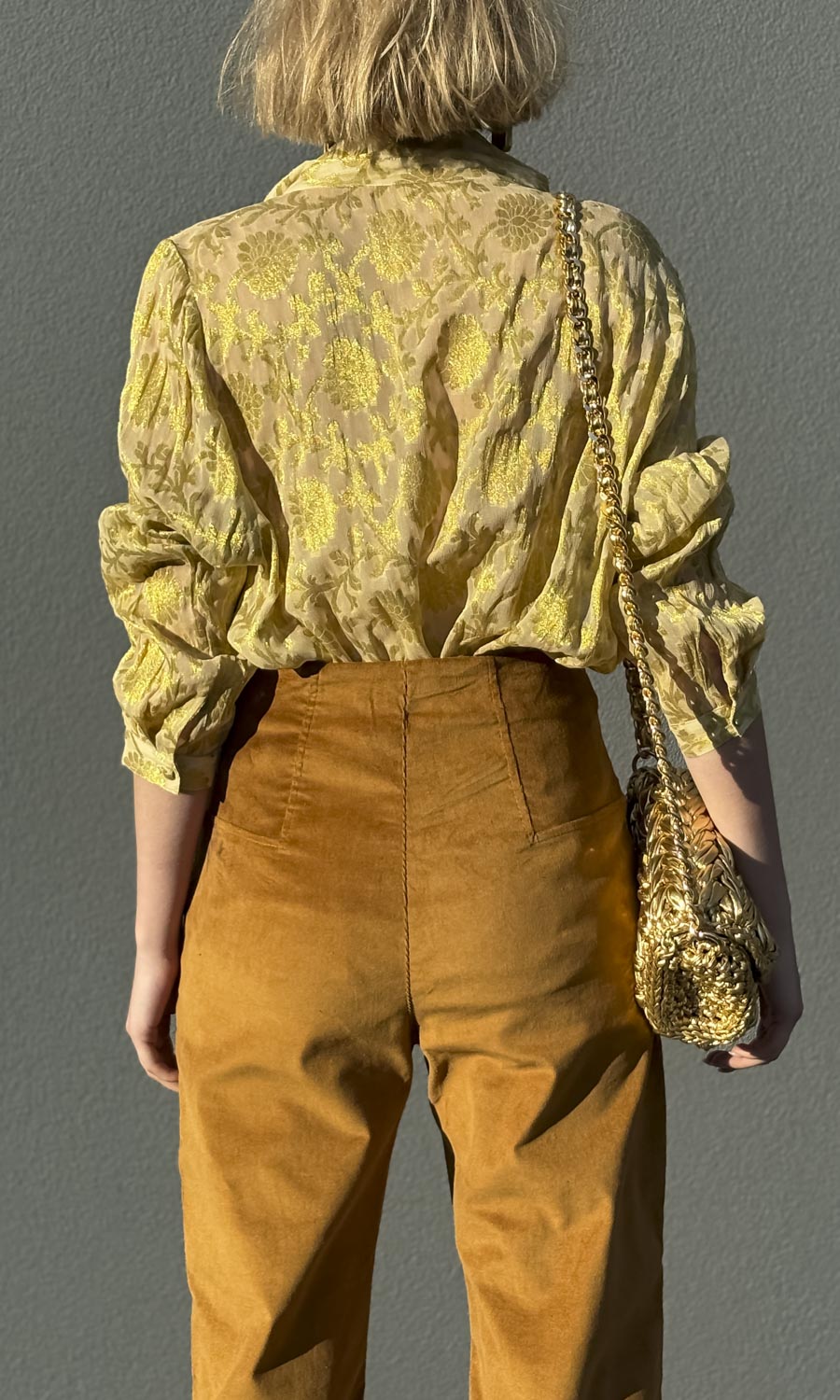 hoss Carter Micro Cord Pants - Rich Gold