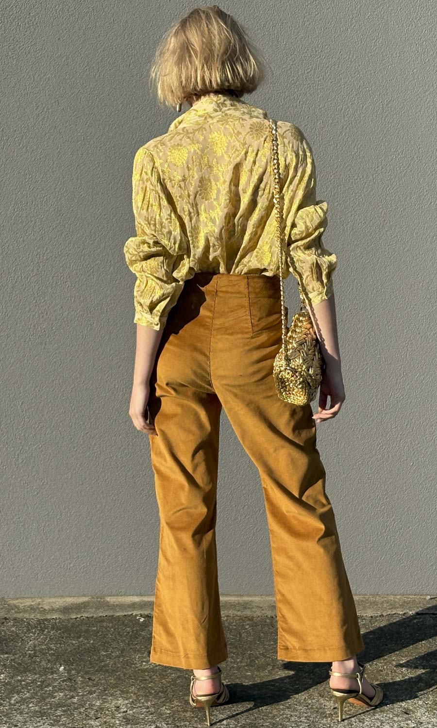 hoss Carter Micro Cord Pants - Rich Gold