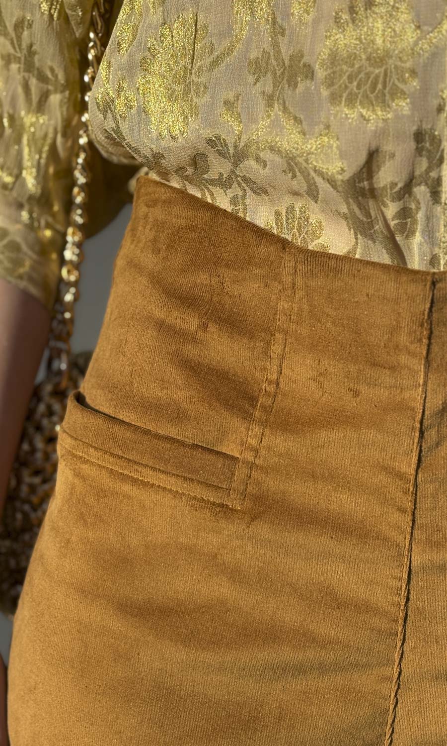 hoss Carter Micro Cord Pants - Rich Gold