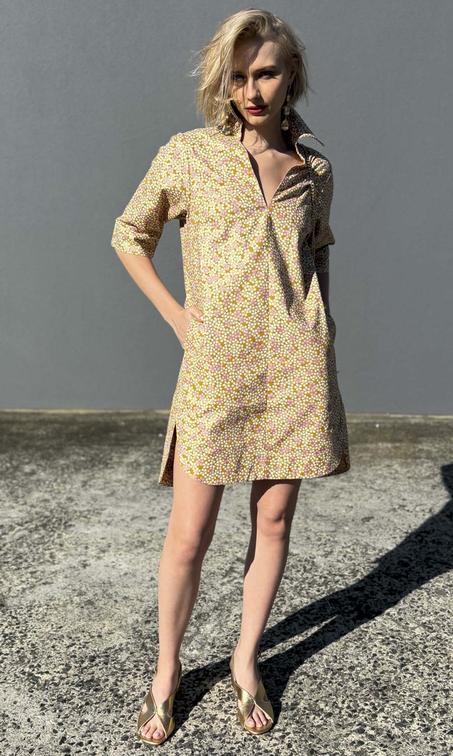 HOSS Ginger Dress - Japanese Garden