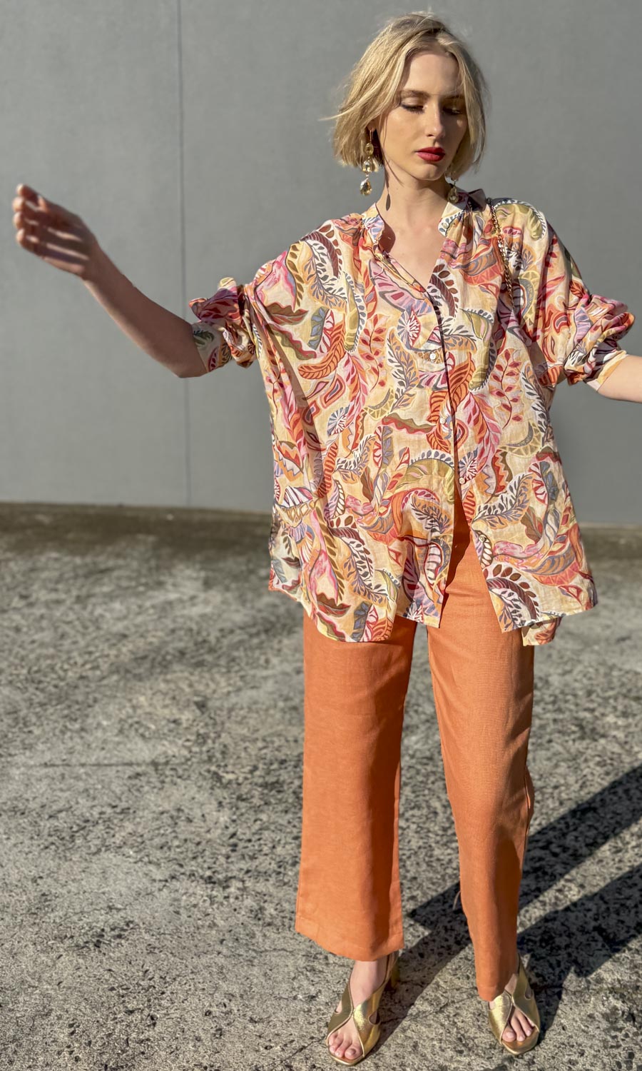 Momoni Cotton Jurua Shirt - Multicoloured