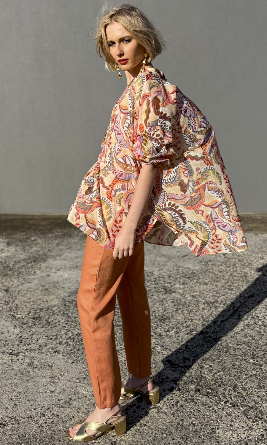 Momoni Cotton Jurua Shirt - Multicoloured